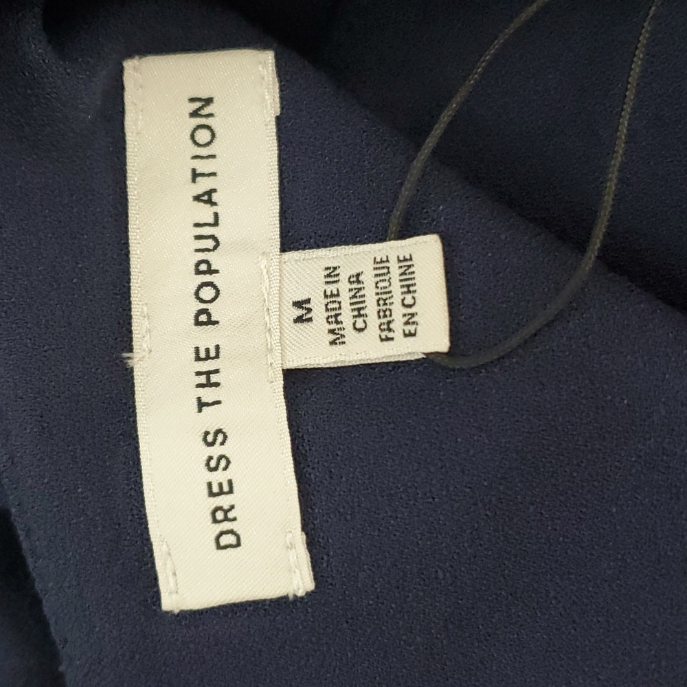 Dress the Population Navy Blue Midi Dress - Picture 8 of 13